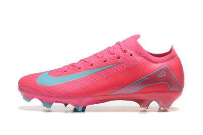 Nike Air Zoom Mercurial Vapor 16 Elite FG High-Tops Football Boots - Pink/Mint