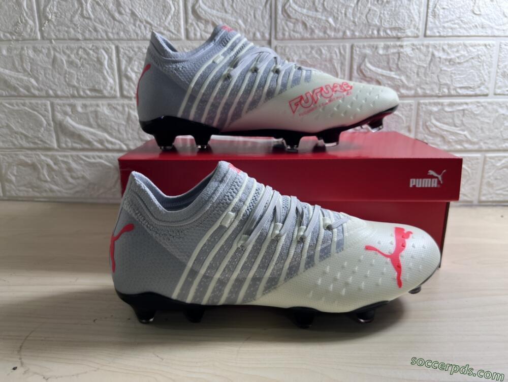 Puma Future Z 1.3 Instinct FG Low-Tops Football Boots - Grey/White