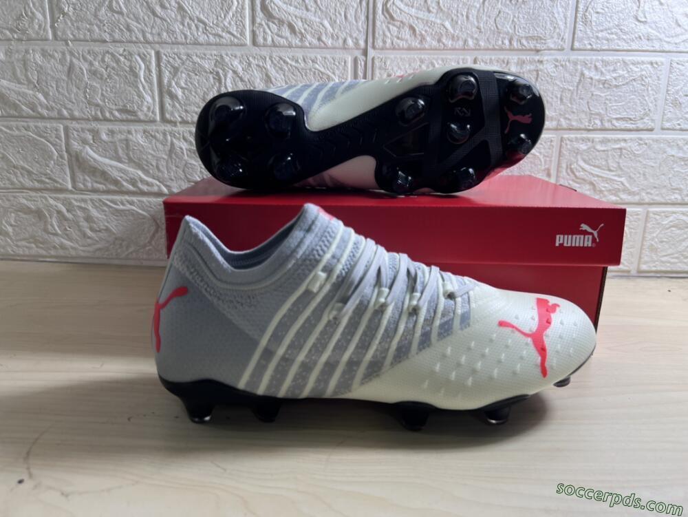 Puma Future Z 1.3 Instinct FG Low-Tops Football Boots - Grey/White