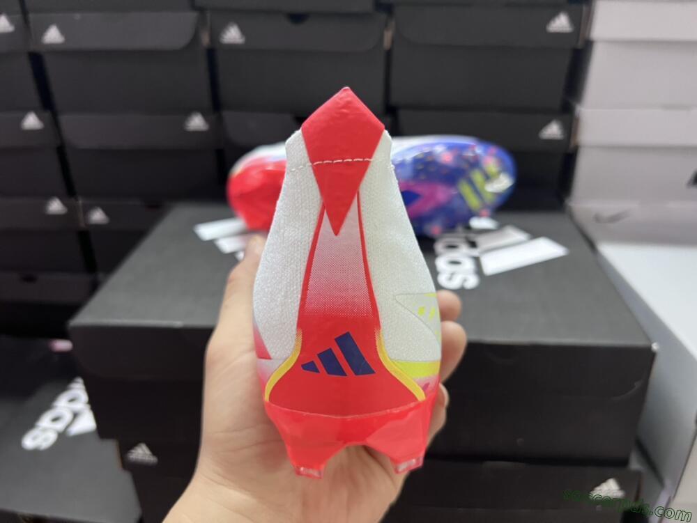 Adidas Predator FIFA World Cup Qatar 2022 Edge+ FG High-Tops Football Boots - White/Red/Blue
