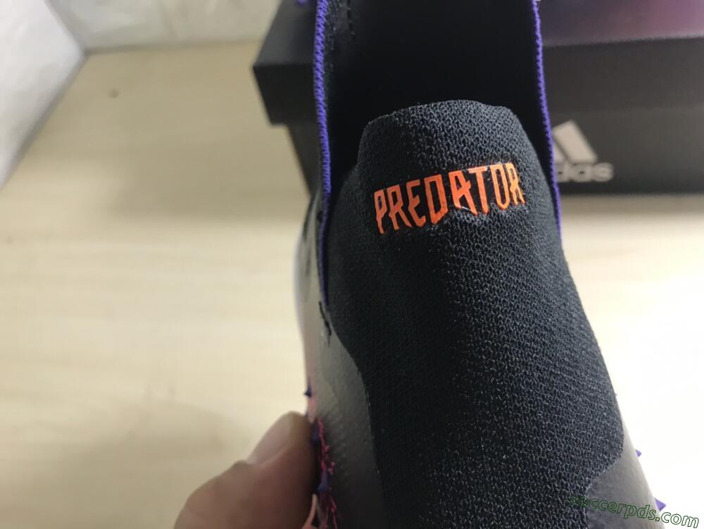 Adidas Predator Freak+ TF High-Tops Football Shoes - Black/Purple/Pink