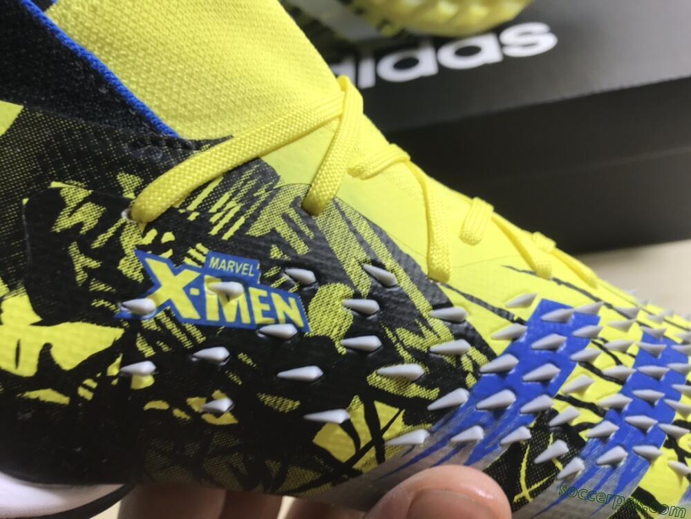 Adidas Predator Freak.1 TF High-Tops Football Shoes - Yellow/Black/Blue
