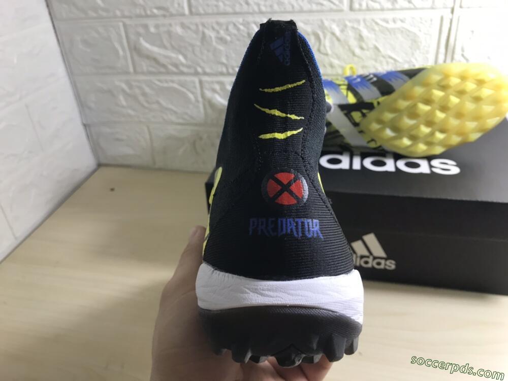 Adidas Predator Freak.1 TF High-Tops Football Shoes - Yellow/Black/Blue