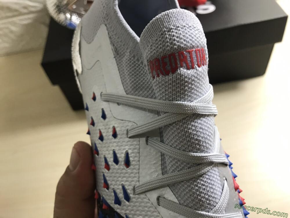 Adidas Predator Freak.1 FG Low-Tops Football Boots - Silver/Blue/Red/Black