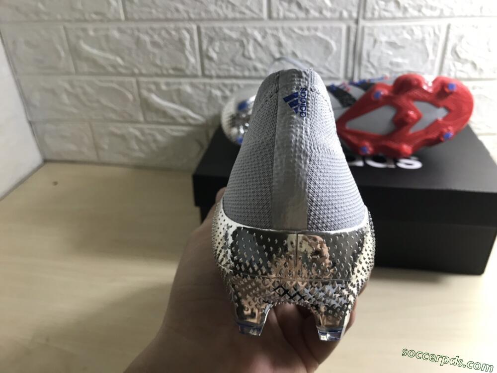 Adidas Predator Freak.1 FG Low-Tops Football Boots - Silver/Blue/Red/Black