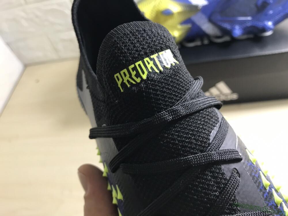 Adidas Predator Freak.1 Low FG Low-Tops Football Boots - Black/Blue/Green