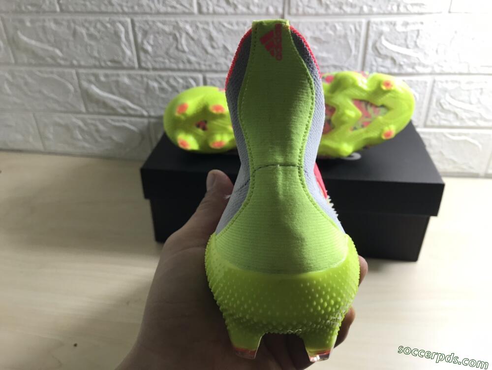 Adidas Predator Freak.1 FG High-Tops Football Boots - Grey/Yellow/Orange