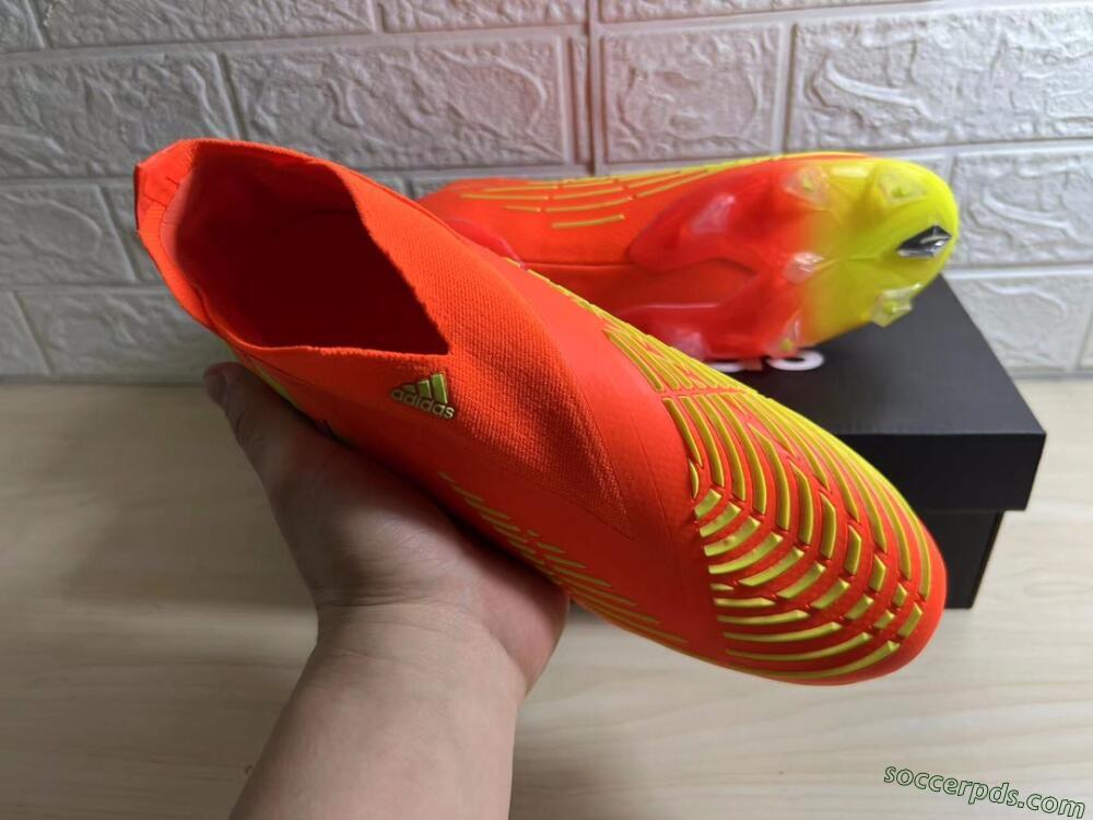 Adidas Predator Edge.1 Low FG Low-Tops Football Boots - Orange/Yellow