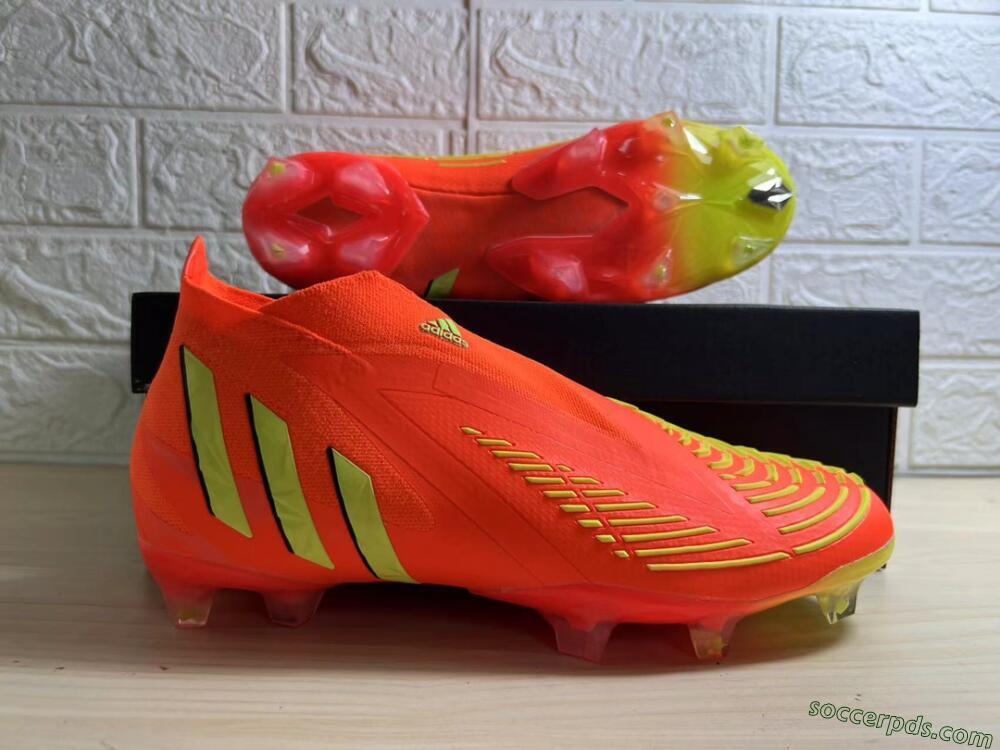Adidas Predator Edge.1 Low FG Low-Tops Football Boots - Orange/Yellow