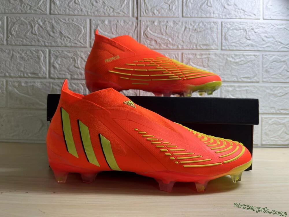 Adidas Predator Edge.1 Low FG Low-Tops Football Boots - Orange/Yellow