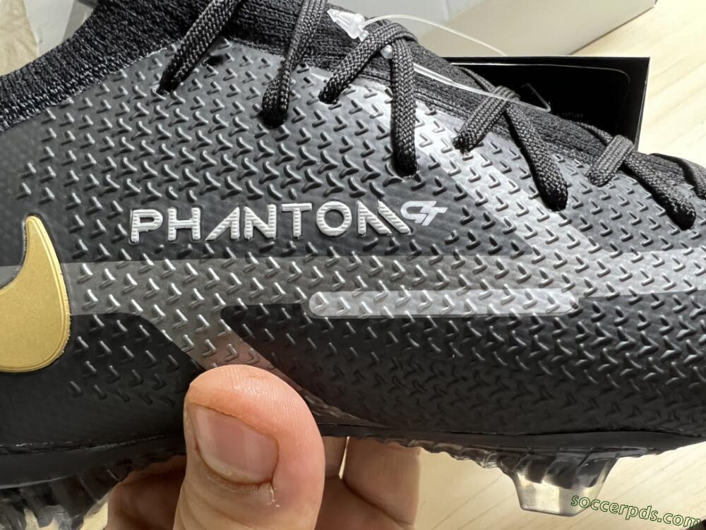 Nike Phantom GT 2 DF FG High-Tops Football Boots - Black/Silver/Gold