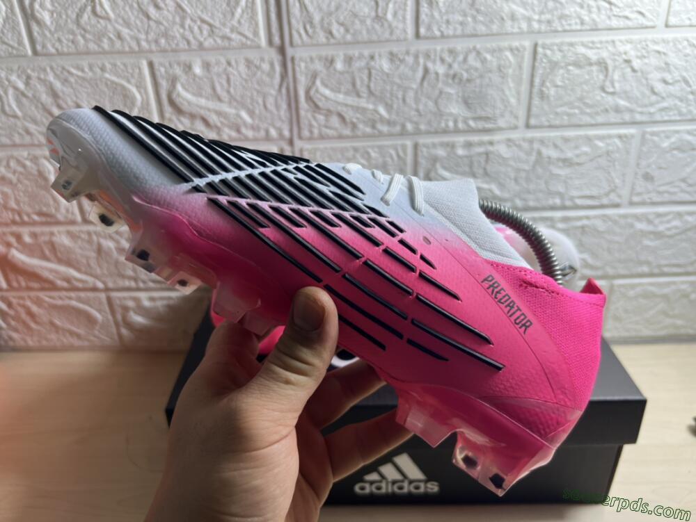 Adidas Predator Edge.1 FG High-Tops Football Boots - White/Pink