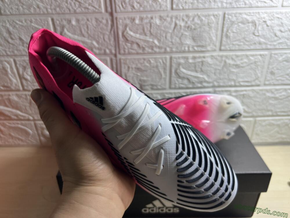 Adidas Predator Edge.1 FG High-Tops Football Boots - White/Pink