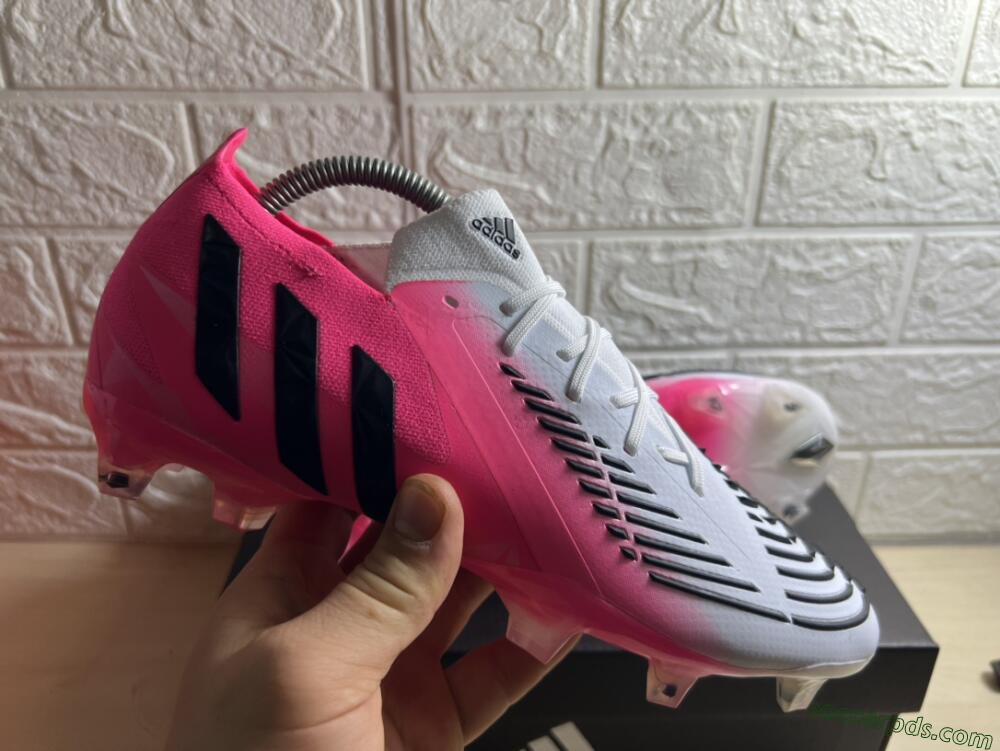 Adidas Predator Edge.1 FG High-Tops Football Boots - White/Pink
