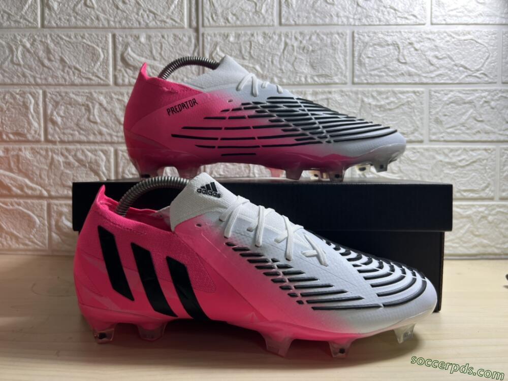 Adidas Predator Edge.1 FG High-Tops Football Boots - White/Pink