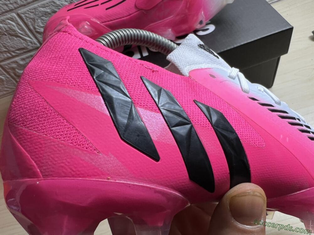 Adidas Predator Edge.1 FG High-Tops Football Boots - White/Pink