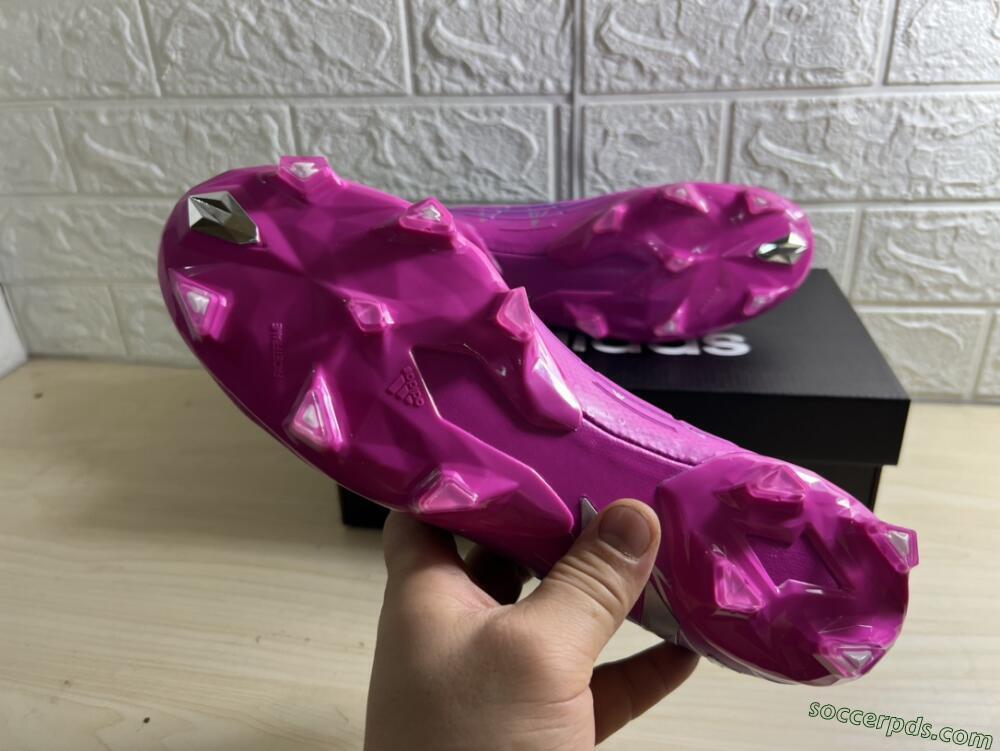 Adidas Predator Edge.1 Low FG Low-Tops Football Boots - Purple/Pink