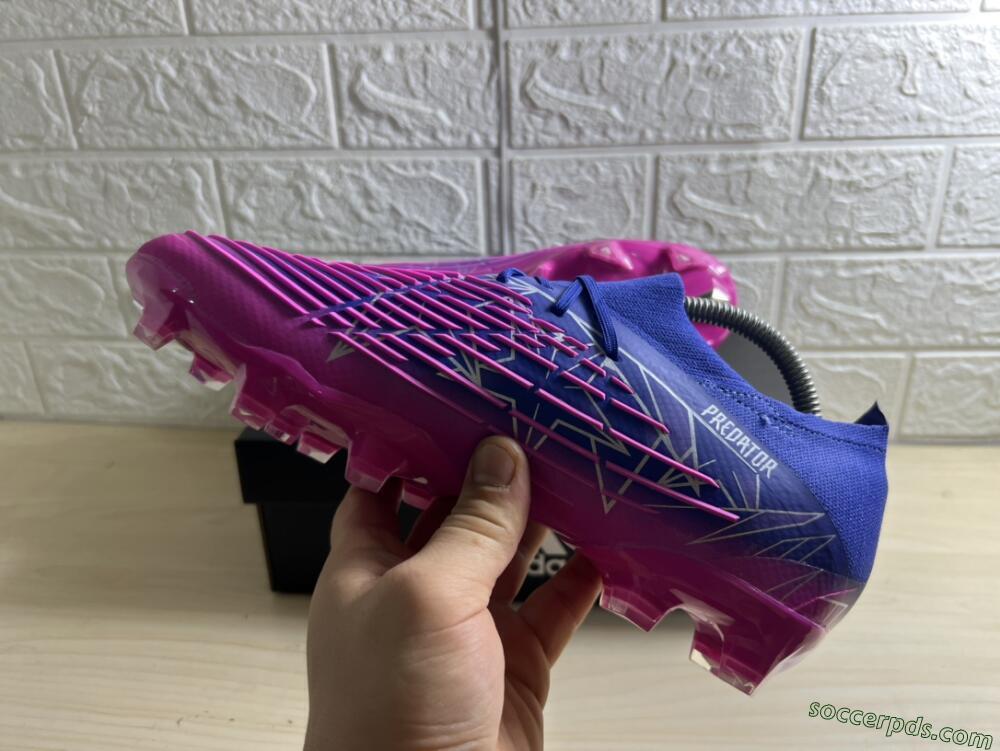 Adidas Predator Edge.1 Low FG Low-Tops Football Boots - Purple/Pink