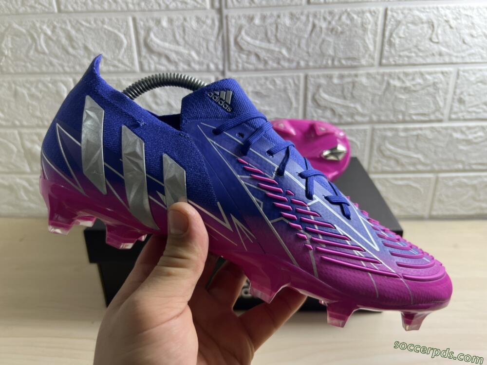Adidas Predator Edge.1 Low FG Low-Tops Football Boots - Purple/Pink