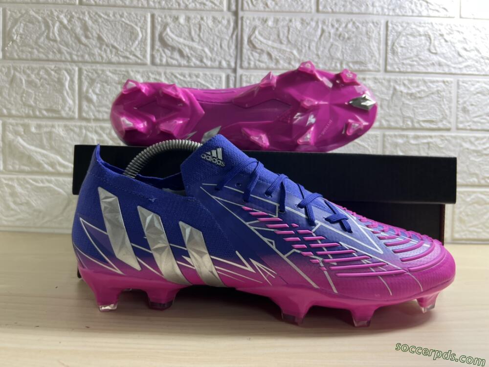 Adidas Predator Edge.1 Low FG Low-Tops Football Boots - Purple/Pink