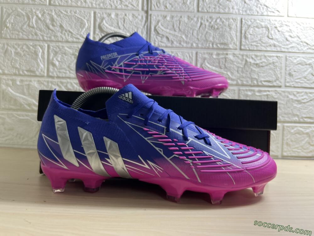 Adidas Predator Edge.1 Low FG Low-Tops Football Boots - Purple/Pink