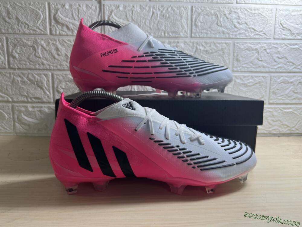 Adidas Predator Edge.1 Low FG Low-Tops Football Boots - White/Pink