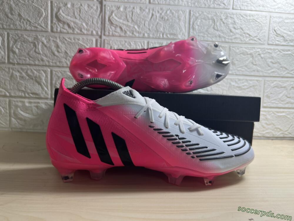 Adidas Predator Edge.1 Low FG Low-Tops Football Boots - White/Pink