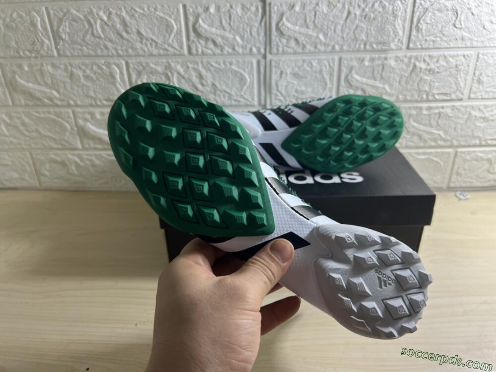 Adidas Predator Freak+ TF High-Tops Football Shoes - White/Green/Black