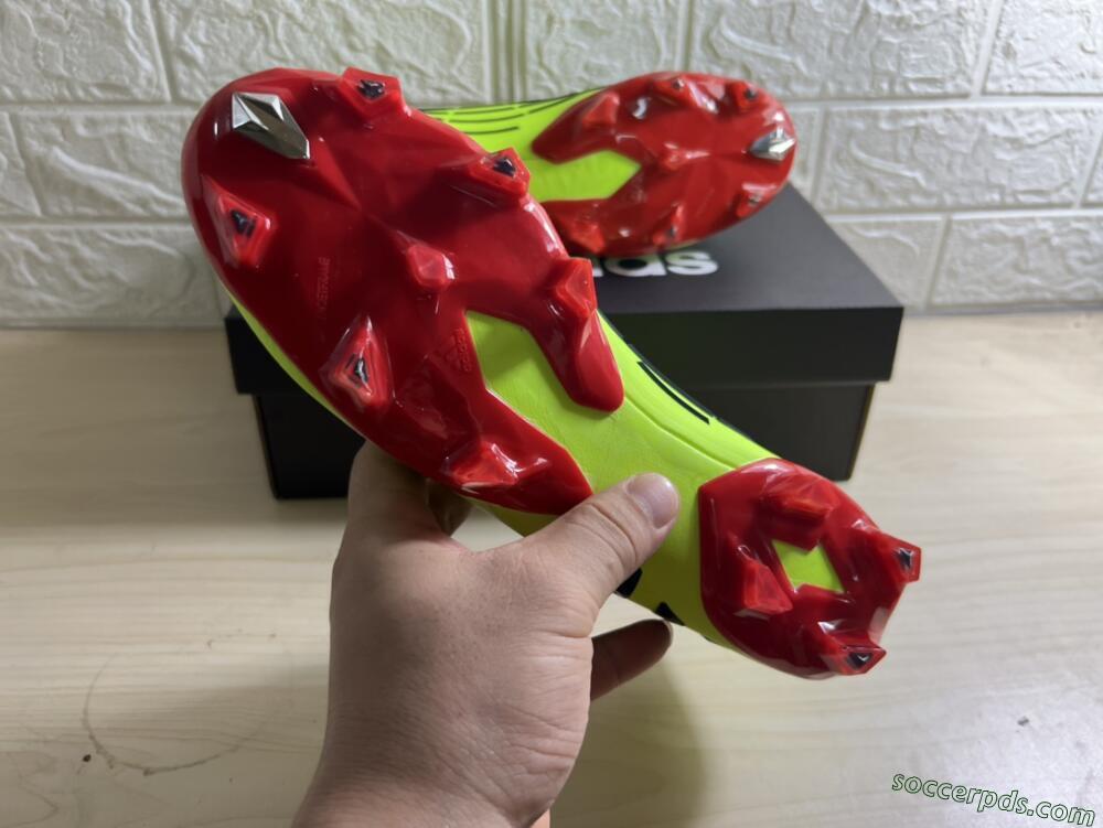 Adidas Predator Edge Geometric.1 FG High-Tops Football Boots - Green/Red