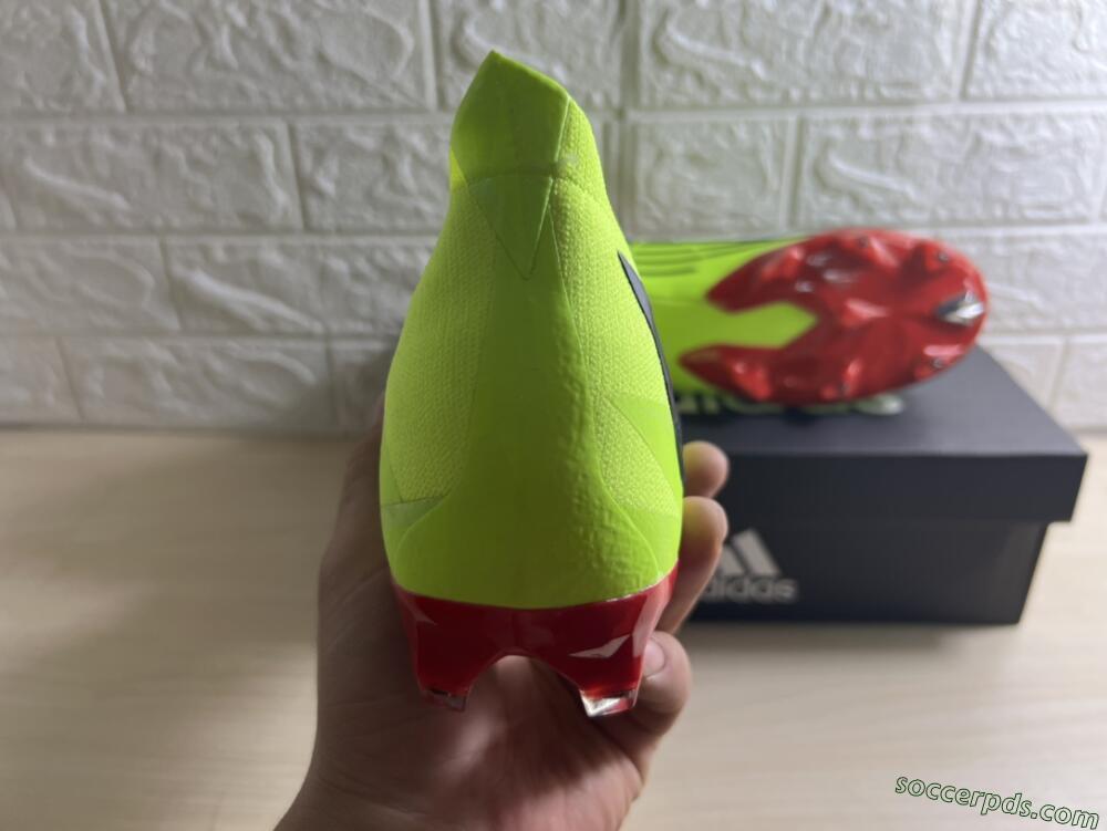 Adidas Predator Edge Geometric+ FG High-Tops Football Boots - Green/Red