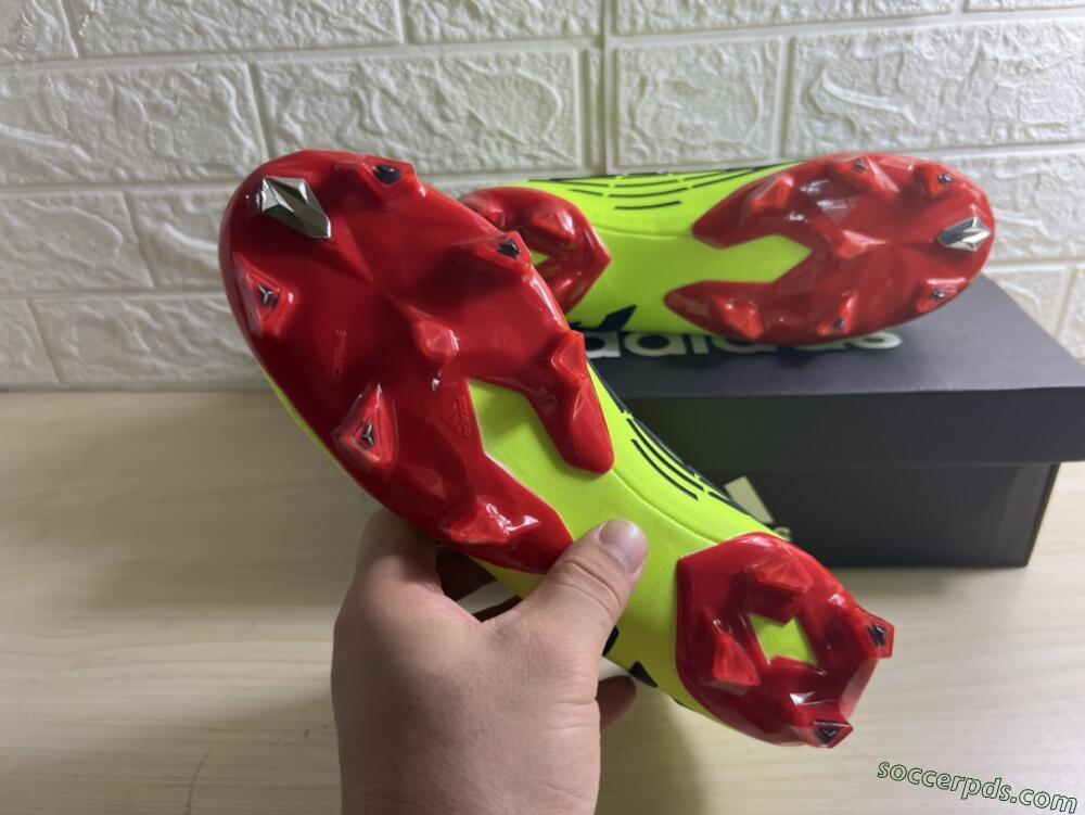 Adidas Predator Edge Geometric+ FG High-Tops Football Boots - Green/Red