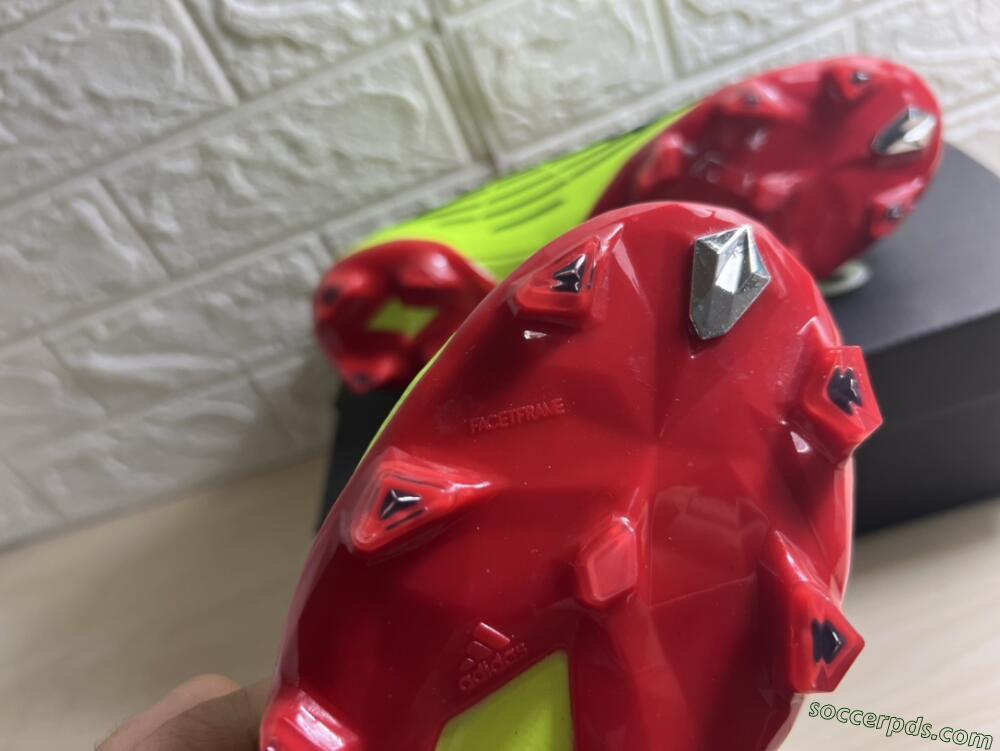 Adidas Predator Edge Geometric+ FG High-Tops Football Boots - Green/Red