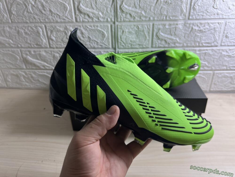 Adidas Predator Edge Geometric+ FG High-Tops Football Boots - Green/Black