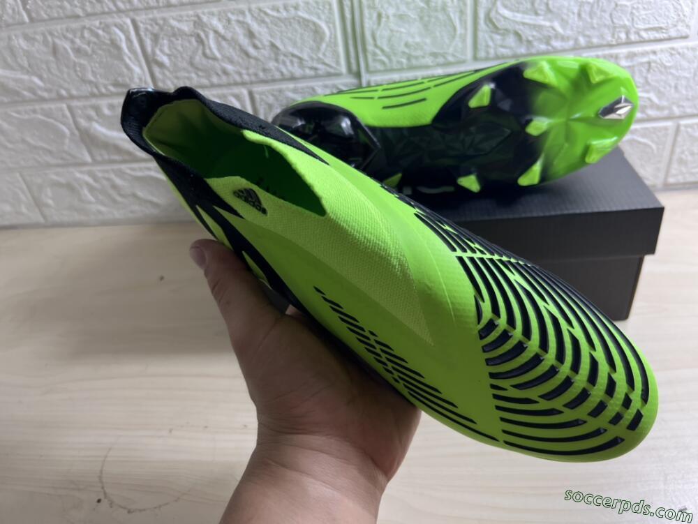 Adidas Predator Edge Geometric+ FG High-Tops Football Boots - Green/Black