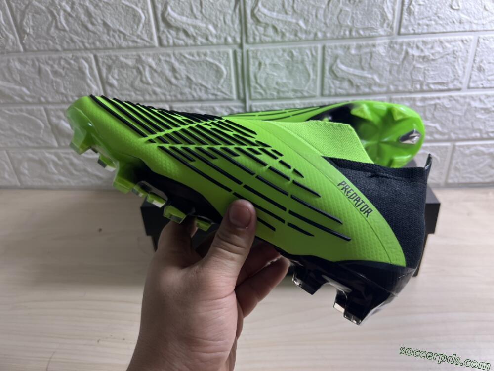 Adidas Predator Edge Geometric+ FG High-Tops Football Boots - Green/Black