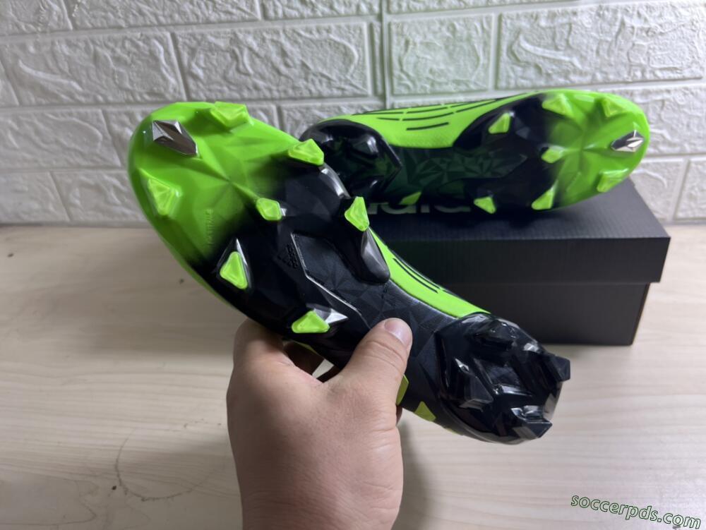 Adidas Predator Edge Geometric+ FG High-Tops Football Boots - Green/Black