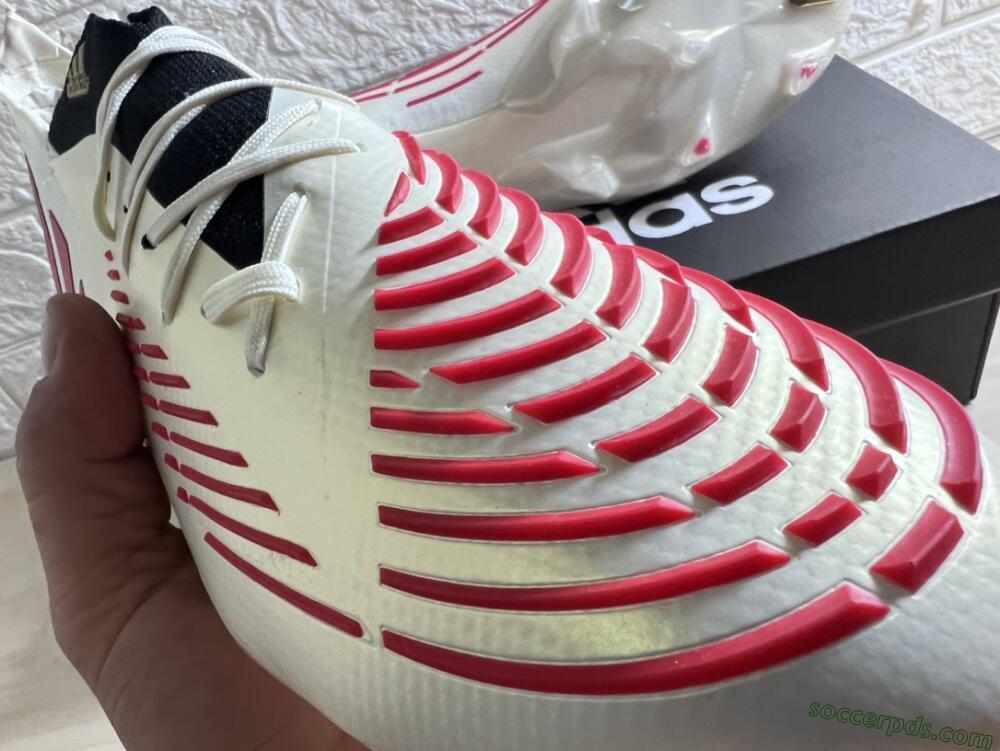 Adidas Predator Edge.1 Low FG Low-Tops Football Boots - White/Red