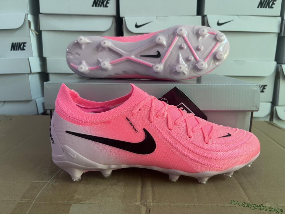 Nike Phantom Luna Elite AG Low-Tops Football Boots - Pink/Black/White