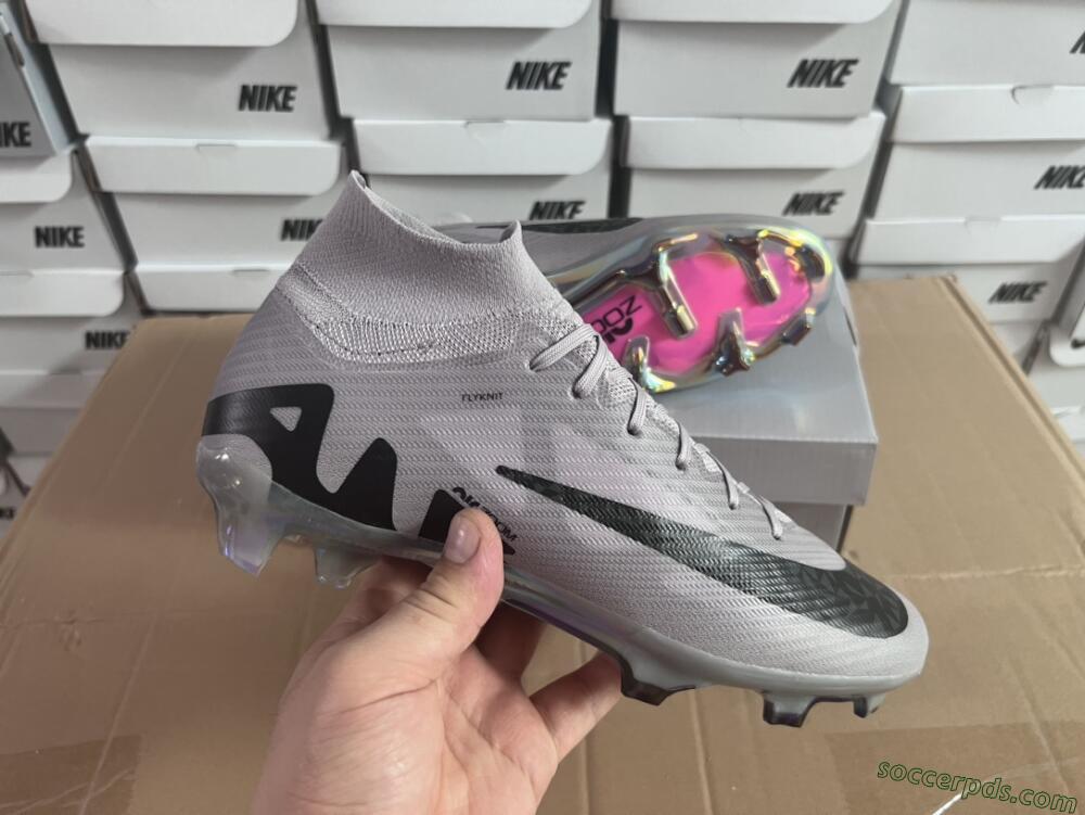 Nike Air Zoom Mercurial Superfly 9 Elite FG High-Tops Football Boots - Purple/Black/Gold