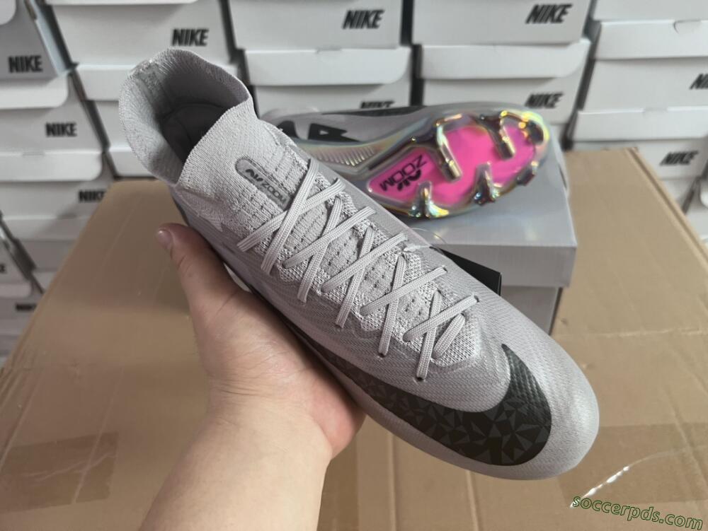 Nike Air Zoom Mercurial Superfly 9 Elite FG High-Tops Football Boots - Purple/Black/Gold