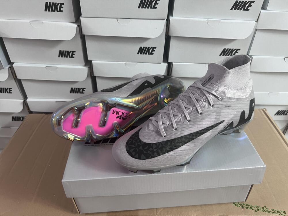 Nike Air Zoom Mercurial Superfly 9 Elite FG High-Tops Football Boots - Purple/Black/Gold