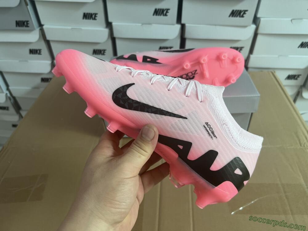 Nike Air Zoom Mercurial Vapor 15 Elite FG Low-Tops Football Boots - Pink/Black