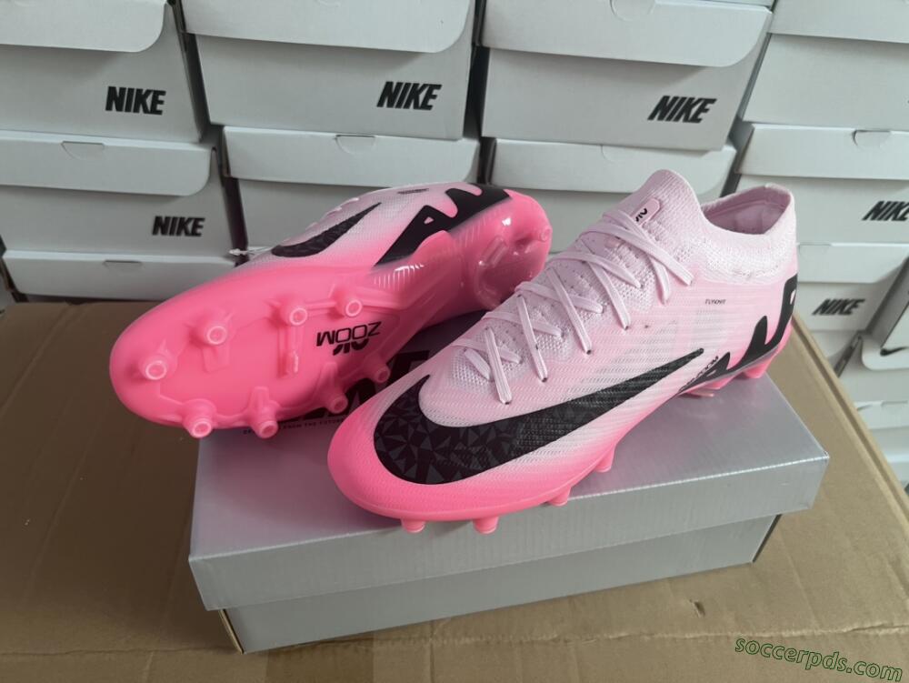 Nike Air Zoom Mercurial Vapor 15 Elite FG Low-Tops Football Boots - Pink/Black