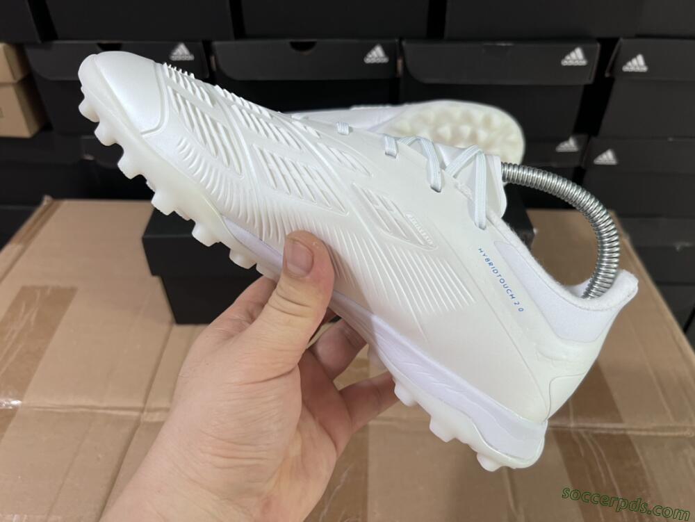 Adidas Predator 24 Elite TF Low-Tops Football Shoes - Beige/White/Blue