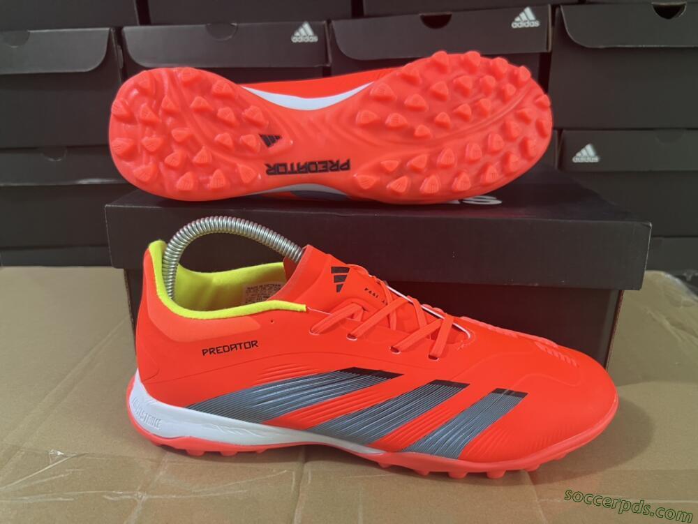 Adidas Predator 24 Elite TF Low-Tops Football Shoes - Red/Black/White