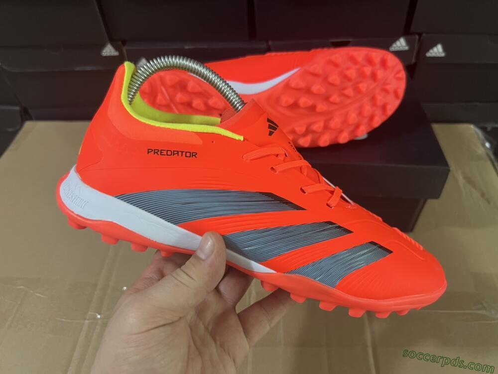 Adidas Predator 24 Elite TF Low-Tops Football Shoes - Red/Black/White