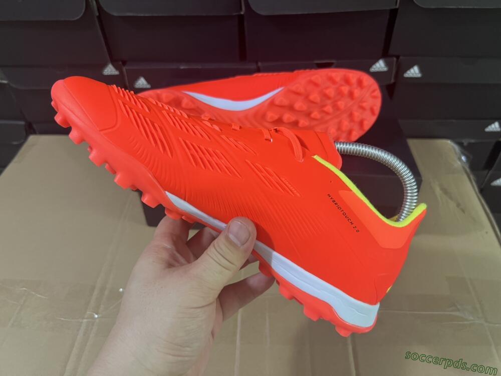Adidas Predator 24 Elite TF Low-Tops Football Shoes - Red/Black/White