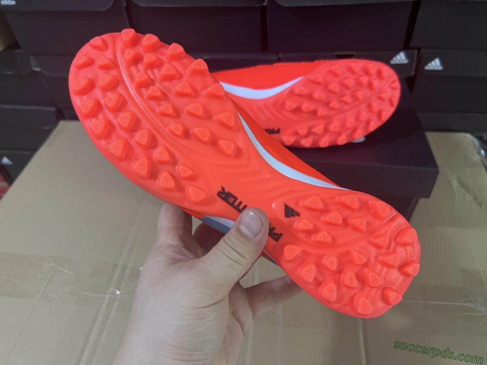 Adidas Predator 24 Elite TF Low-Tops Football Shoes - Red/Black/White