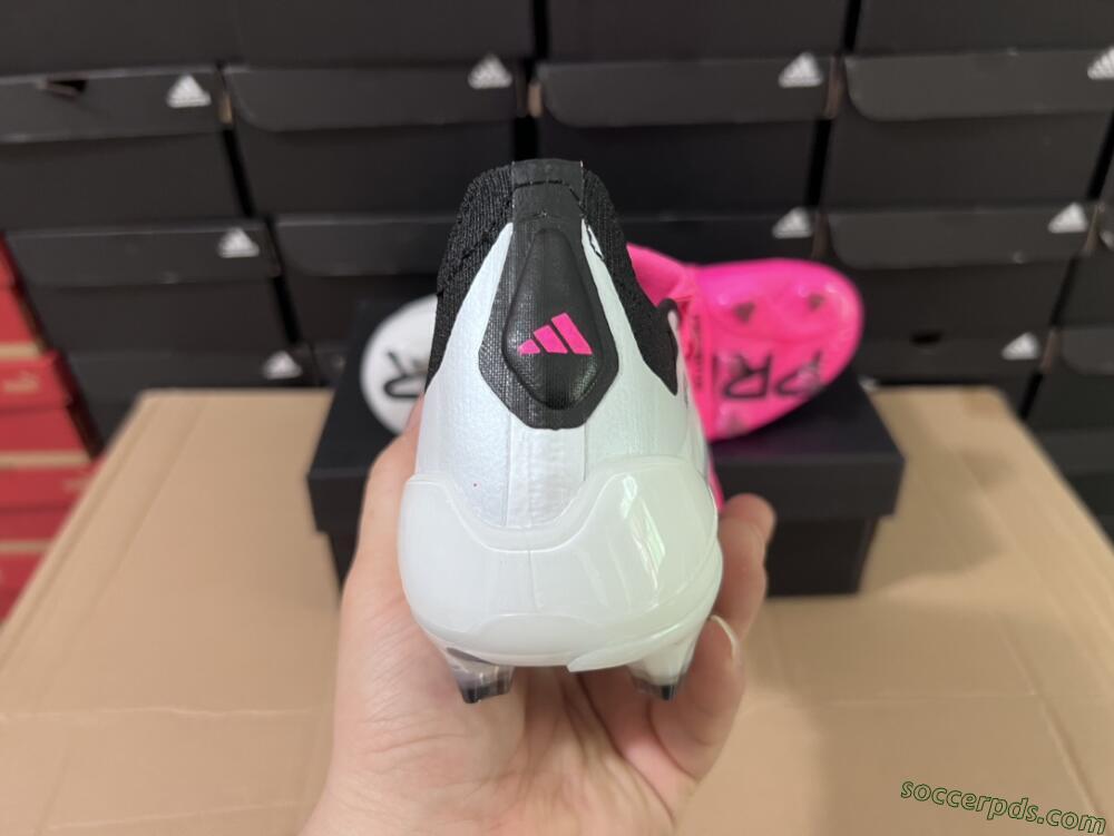 Adidas Predator Elite Foldover Tongue FG Low-Tops Football Boots - Pink/Grey/White