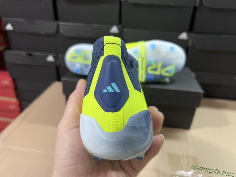 Adidas Predator Elite Foldover Tongue FG Low-Tops Football Boots - Yellow/Blue/Jade